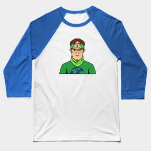 Recyclops (Green) Baseball T-Shirt